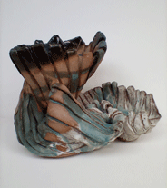 Strapped vase